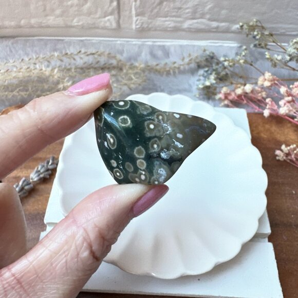 Set of 6 Ocean Jasper Tumbles - Picture 6 of 10